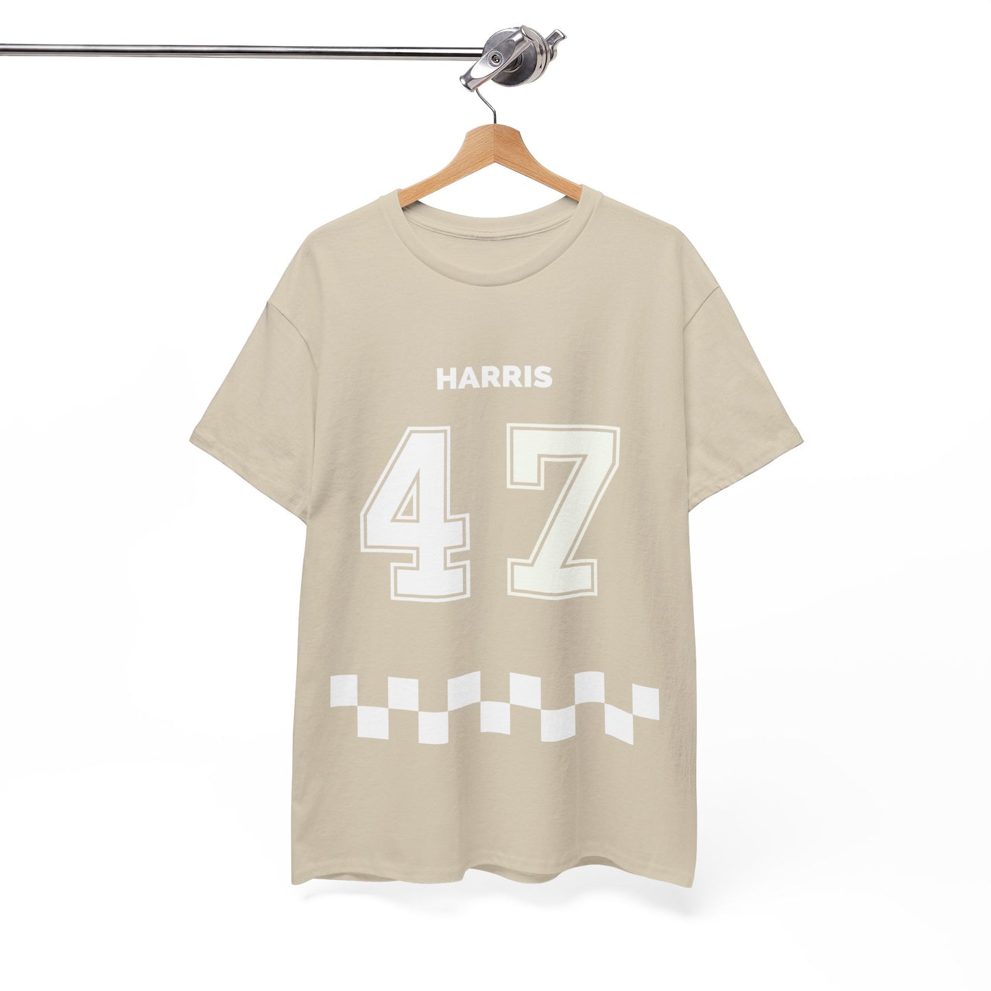 Harris 47 Election Jersey Style Unisex Heavy Cotton Tee