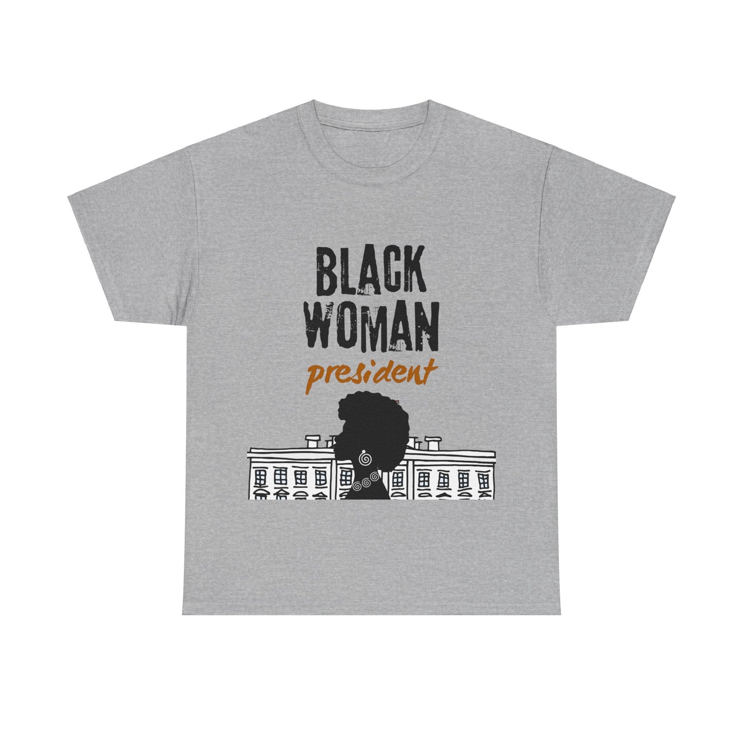 Black History Black Woman President Kamala 2024 Unisex Heavy Cotton Tee