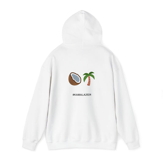 Kamala Monogram Double-Sided Unisex Hooded Sweatshirt