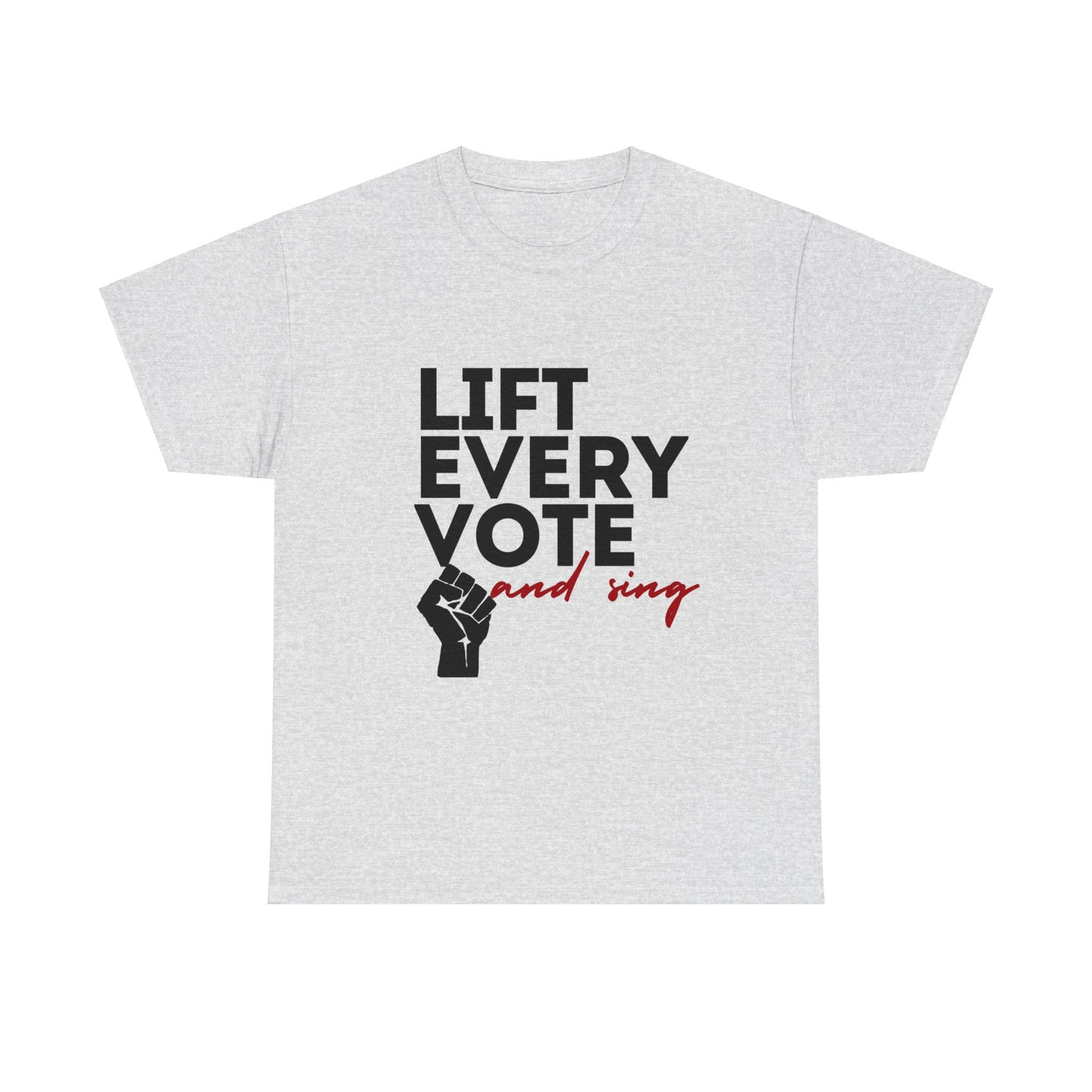 Lift Every Vote and Sing Black History TeeUnisex Heavy Cotton Tee