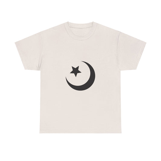 Black Star and Crescent Unisex T-Shirt