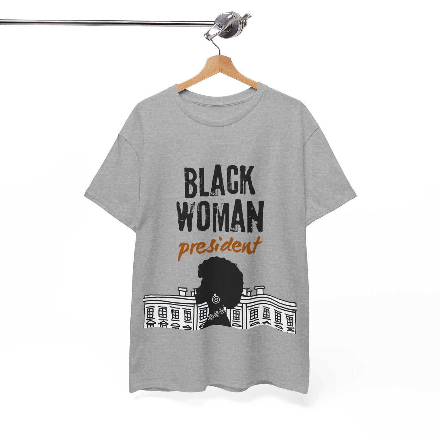 Black History Black Woman President Kamala 2024 Unisex Heavy Cotton Tee