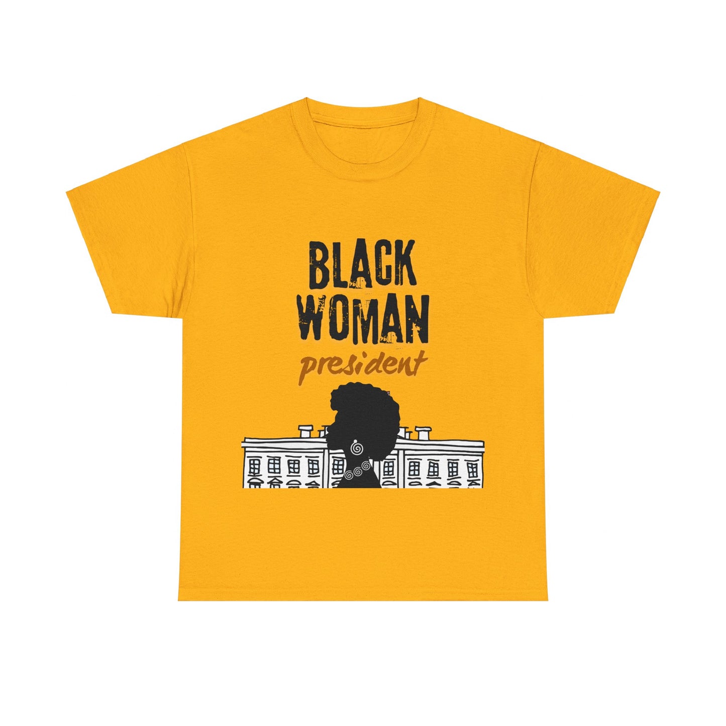 Black History Black Woman President Kamala 2024 Unisex Heavy Cotton Tee