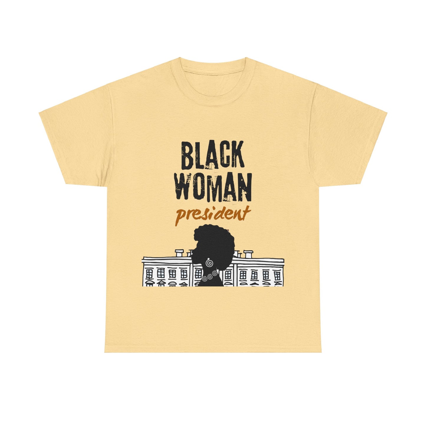 Black History Black Woman President Kamala 2024 Unisex Heavy Cotton Tee