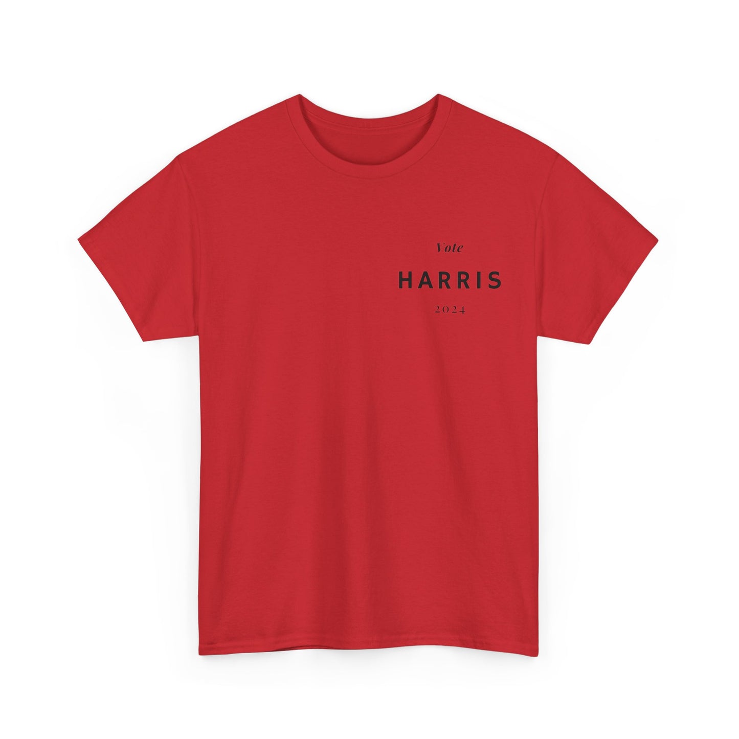 Vote Harris 2024 Modern Double Sided Unisex Heavy Cotton Tee