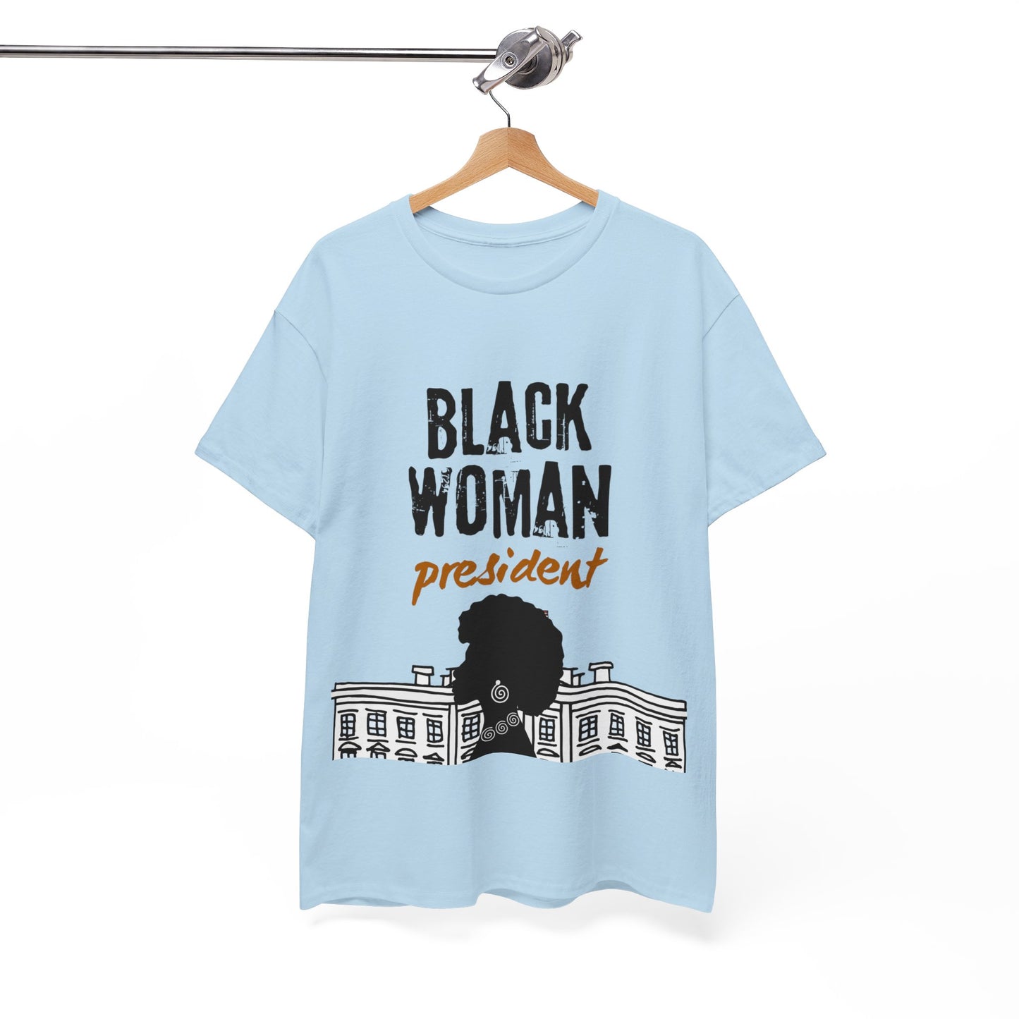 Black History Black Woman President Kamala 2024 Unisex Heavy Cotton Tee