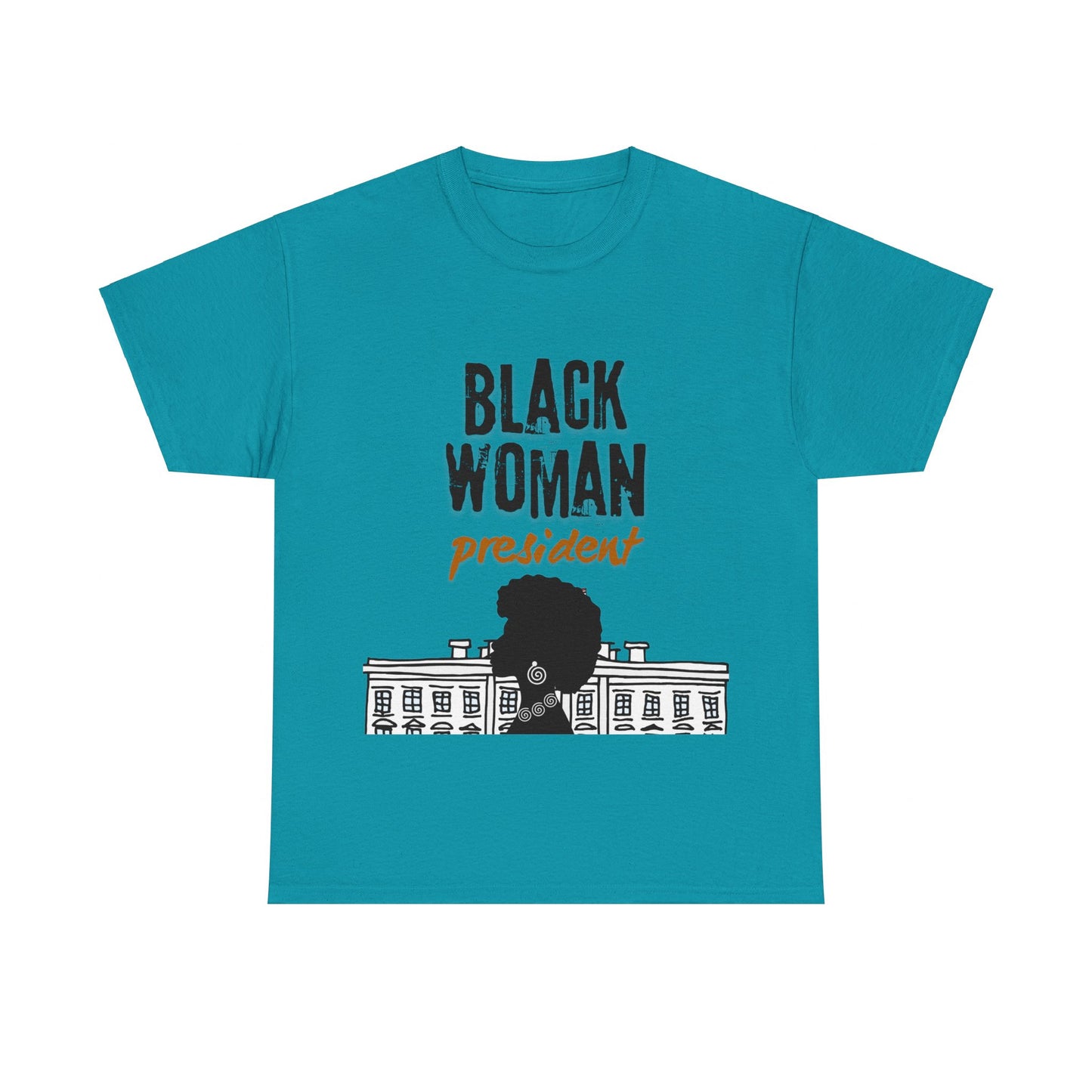 Black History Black Woman President Kamala 2024 Unisex Heavy Cotton Tee