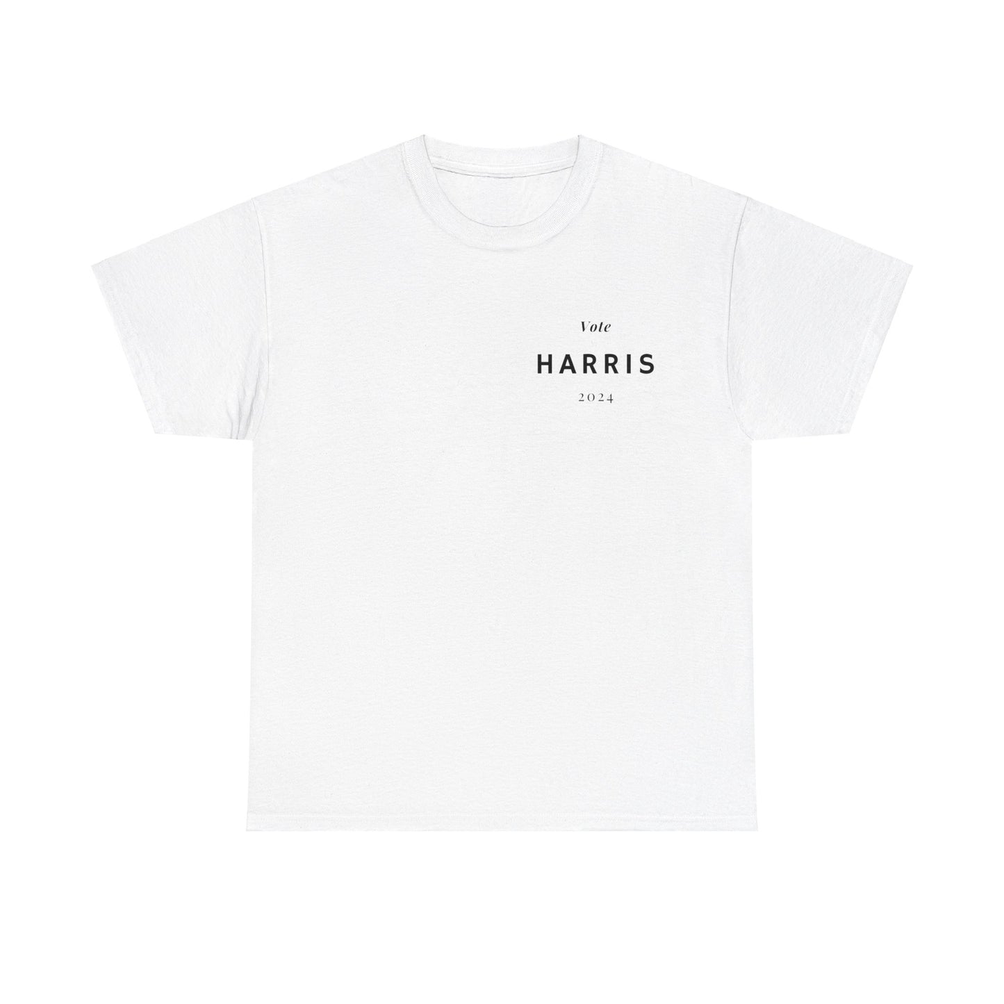 Vote Harris 2024 Modern Double Sided Unisex Heavy Cotton Tee