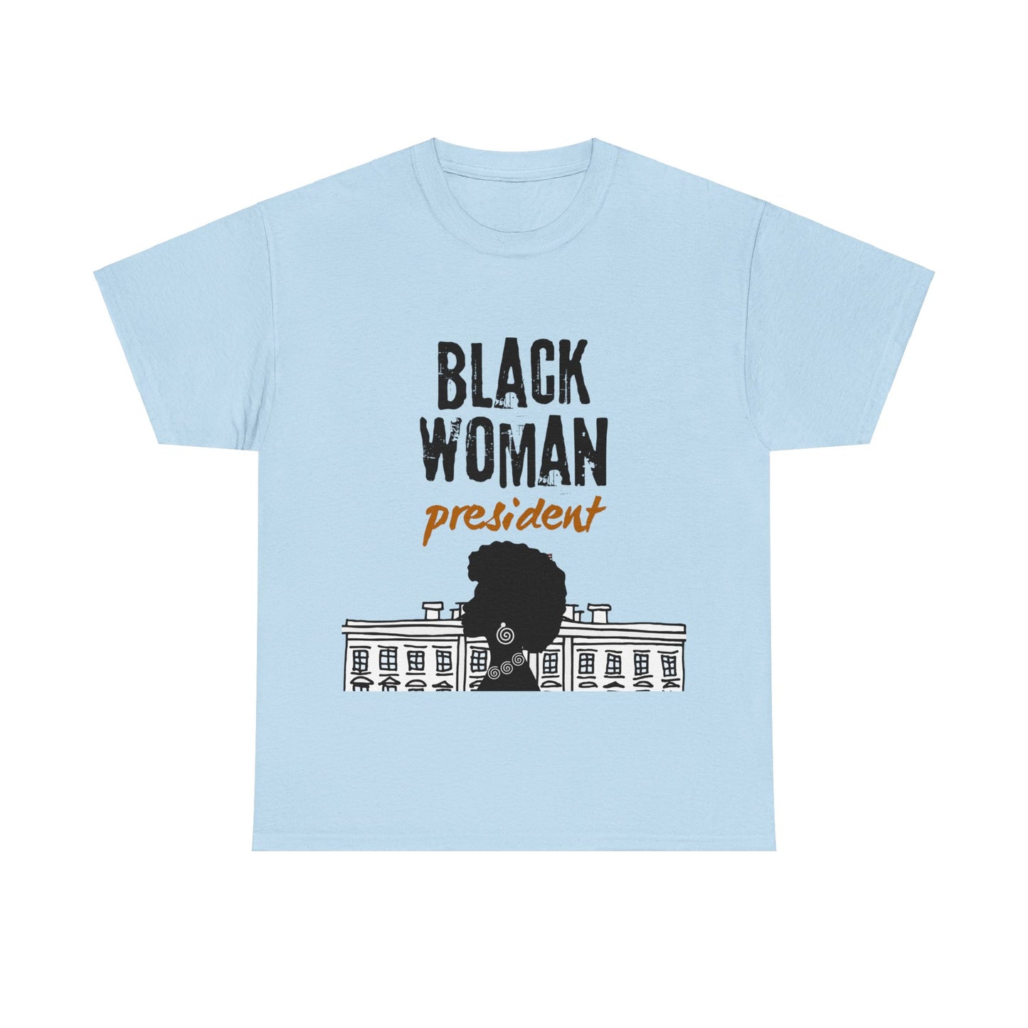 Black History Black Woman President Kamala 2024 Unisex Heavy Cotton Tee