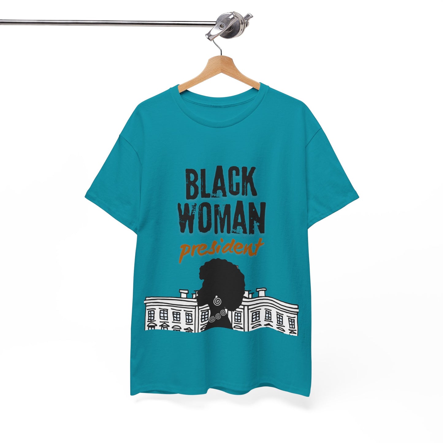 Black History Black Woman President Kamala 2024 Unisex Heavy Cotton Tee