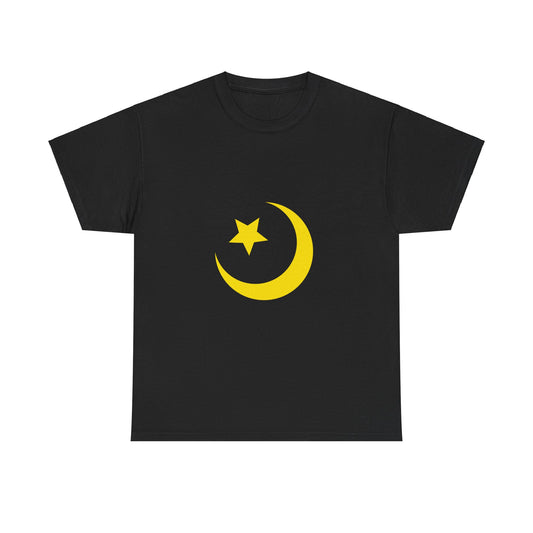 Black Star and Crescent Unisex Tee