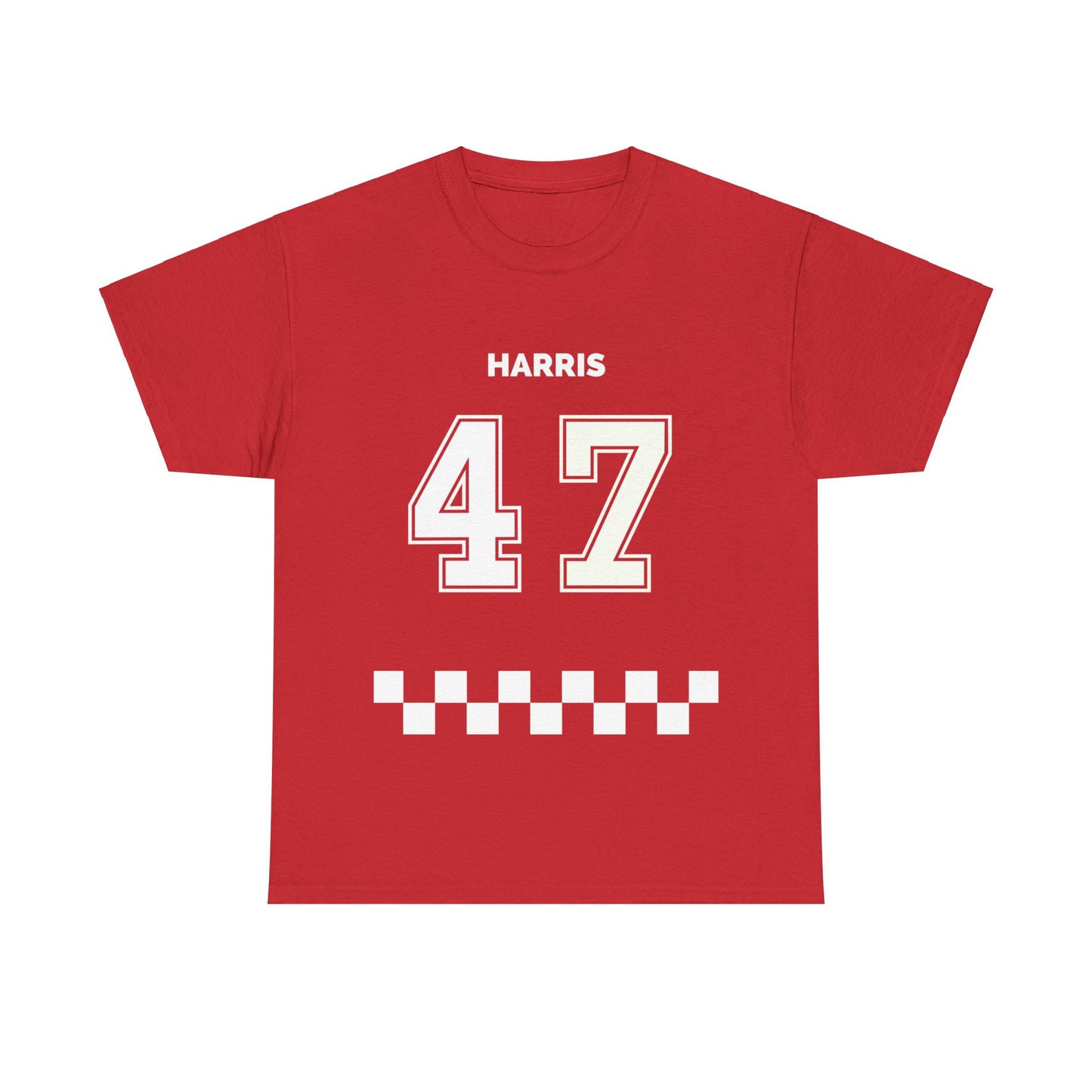 Harris 47 Election Jersey Style Unisex Heavy Cotton Tee