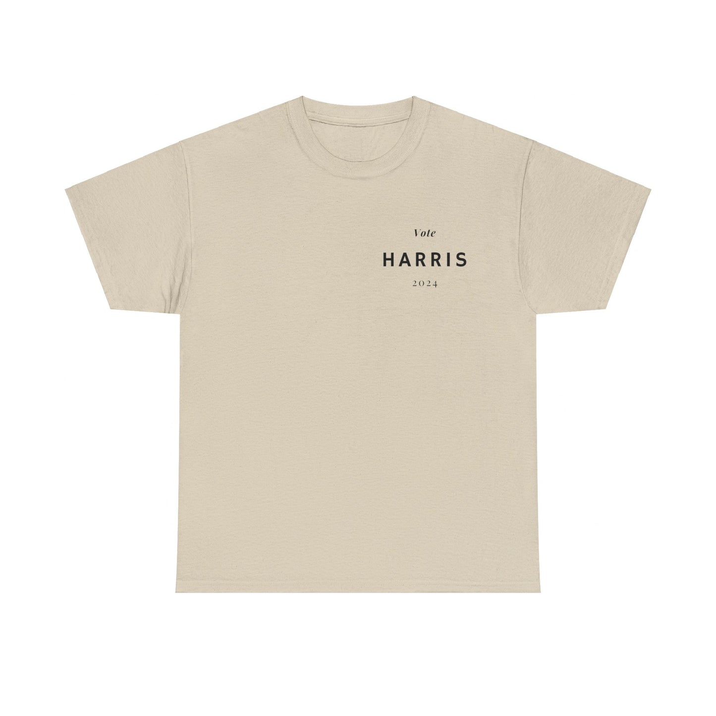 Vote Harris 2024 Modern Double Sided Unisex Heavy Cotton Tee