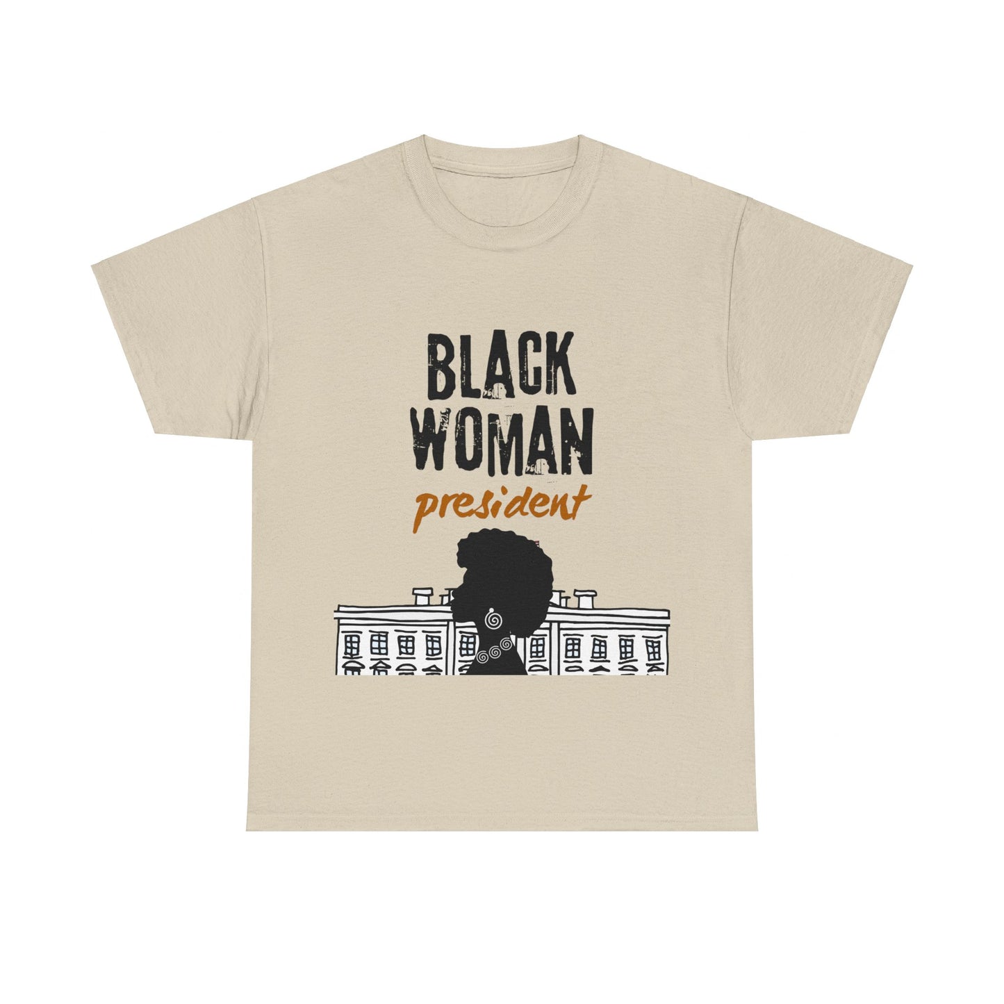 Black History Black Woman President Kamala 2024 Unisex Heavy Cotton Tee