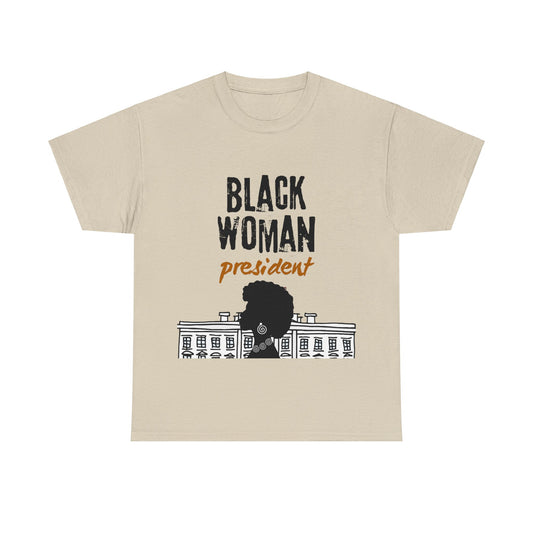 Black History Black Woman President Kamala 2024 Unisex Heavy Cotton Tee