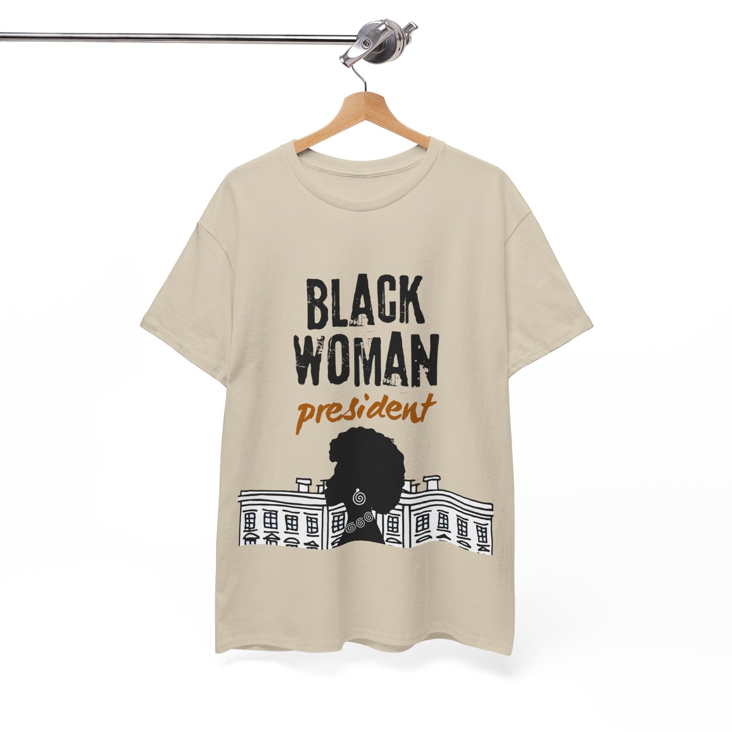 Black History Black Woman President Kamala 2024 Unisex Heavy Cotton Tee