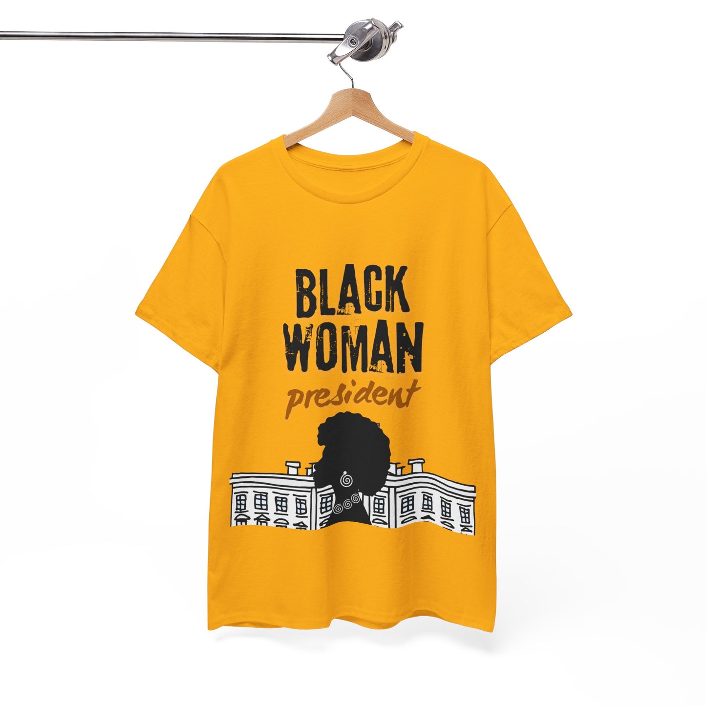 Black History Black Woman President Kamala 2024 Unisex Heavy Cotton Tee