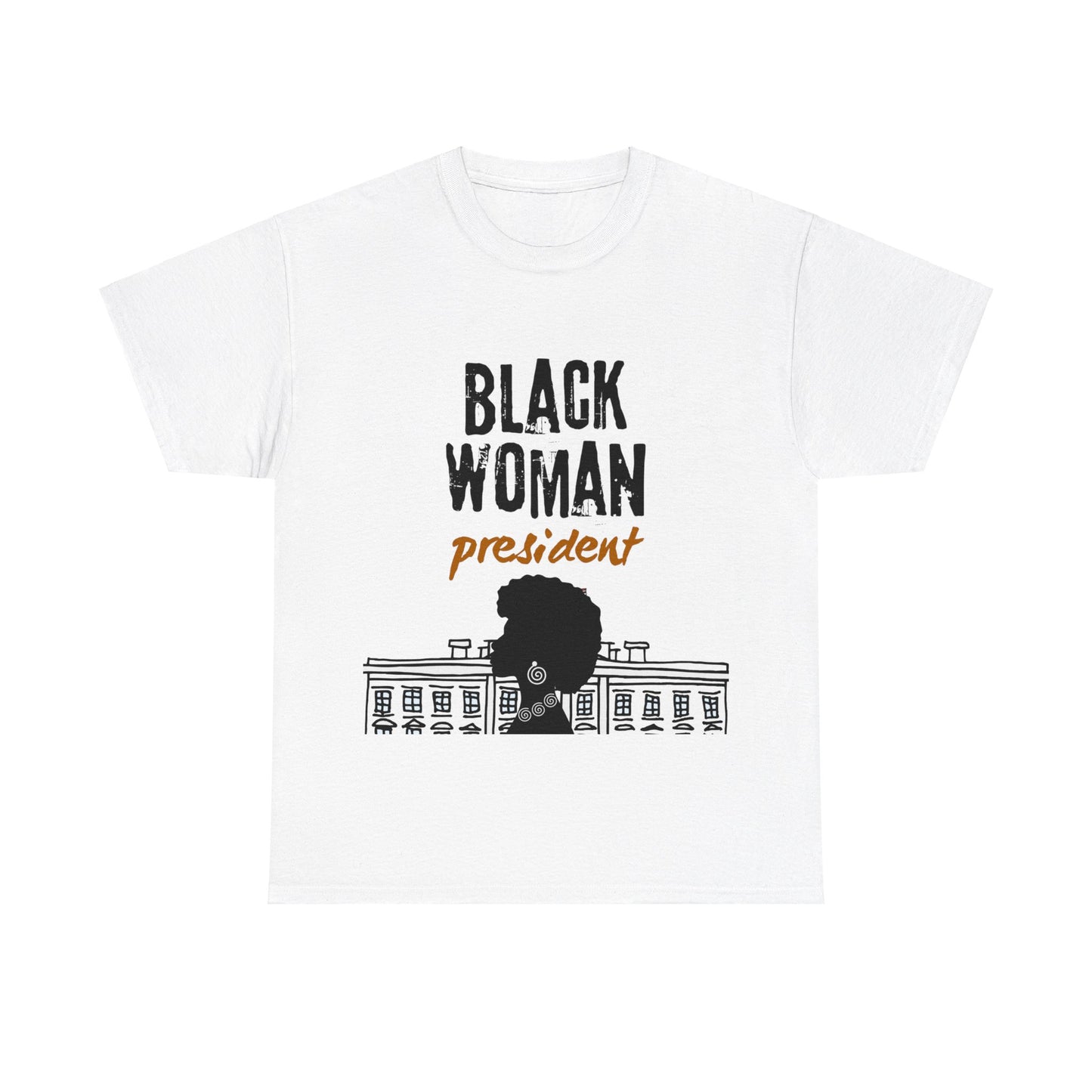 Black History Black Woman President Kamala 2024 Unisex Heavy Cotton Tee