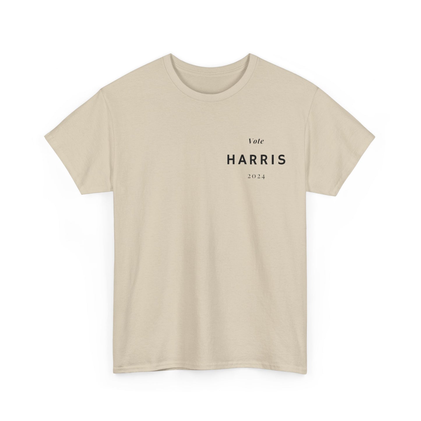 Vote Harris 2024 Modern Double Sided Unisex Heavy Cotton Tee