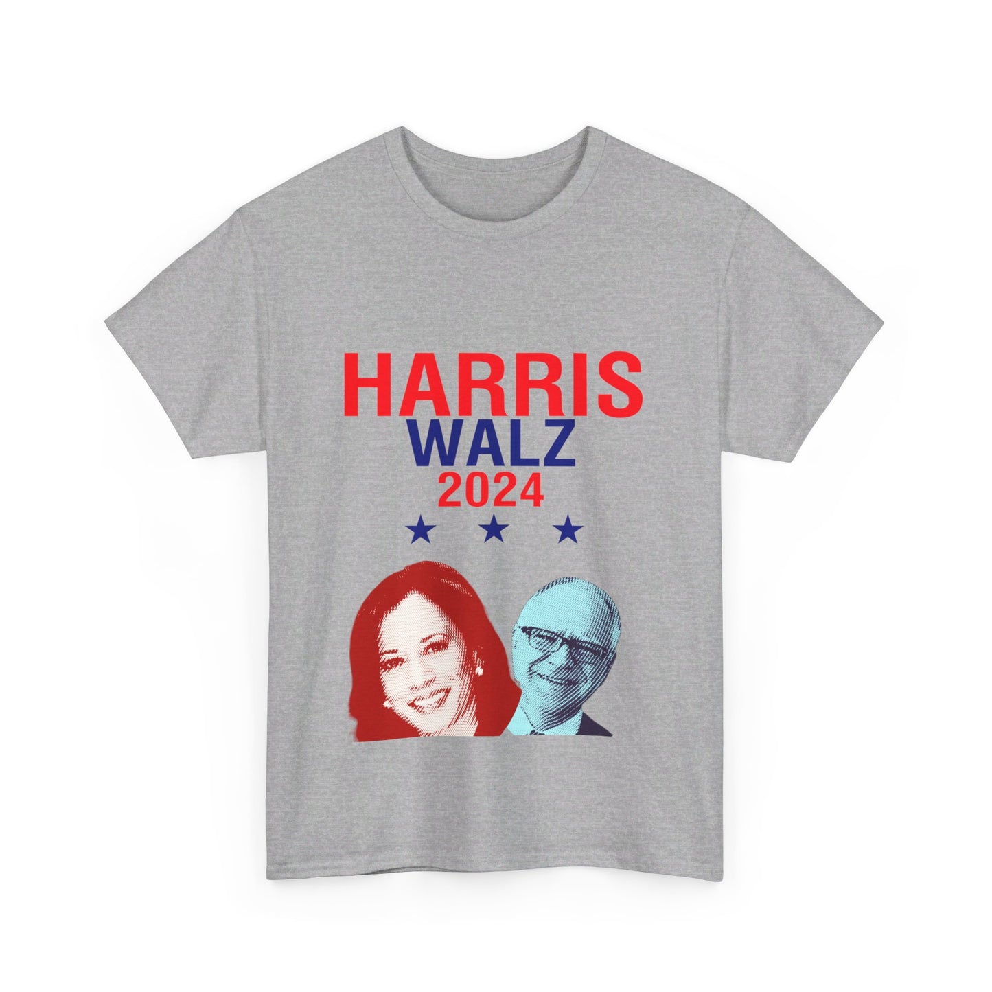 Harris Walz Graphic Unisex Heavy Cotton Tee